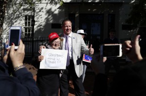 Corey Stewart at protest