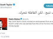 In Response to MediaMatters Story About Praise From “Toxic” Anti-Muslim Bigot, Rep. Scott Taylor (R-VA02) Tweets in Arabic, “The Dogs Are Barking But the Convoy (Caravan?) Is Moving”