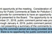 1/8/19 Virginia Air Pollution Control Board Meeting on Union Hill Compressor Station Will NOT Allow Public Comments