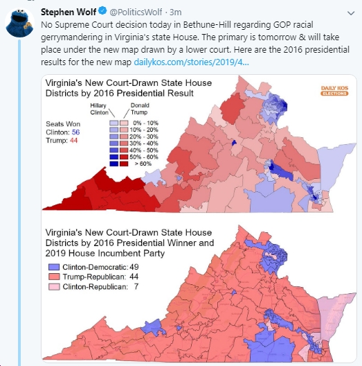 With Virginia Primaries Tomorrow, SCOTUS Still Doesn’t Rule on “Racial