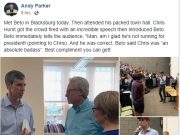 Saturday News: “Trump Tweets Sensitive Surveillance Image Of Iran”; “Hundreds Of Young People Strike In Front Of UN For Climate Action”; Bret “Bedbugs” Stephens Strikes Again; Beto Holds Townhall at VA Tech