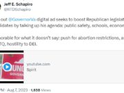 Glenn Youngkin’s New Ad Is Pure Propaganda and Is “Memorable for what it doesn’t say: push for abortion restrictions, anti-LGBTQ, hostility to DEI.”