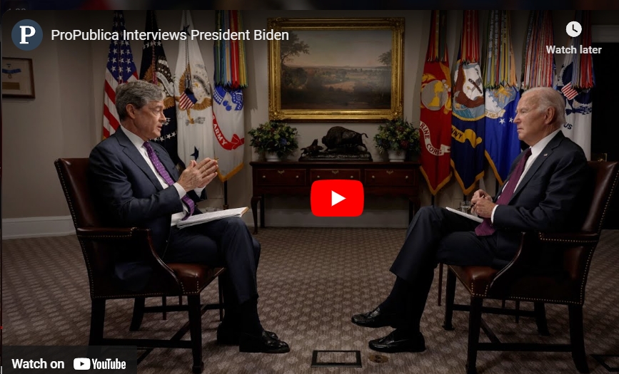 Video: Must-Watch Interview with President Joe Biden About the MAGA Republican Threat to Our Democracy, Kevin McCarthy’s “Terrible Bargain,” etc.