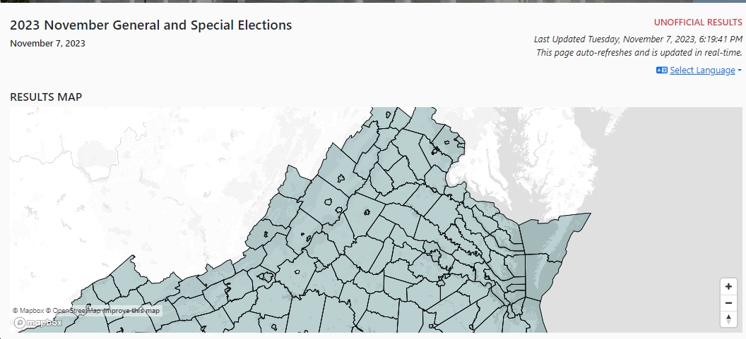 Live Blog: Virginia Election Results 2023 | Blue Virginia