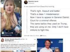 Video: 2021 Youngkin Campaign “Surrogate,” Political Ally, Insurrectionist/Extremist, Trump Cultist Amanda Chase “facing an assault and battery charge after a confrontation” at Chesterfield GOP Meeting Tuesday Night