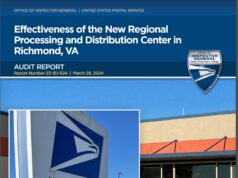 New Report on Richmond USPS Regional Processing and Distribution Center Highlights Lack of Attention to Detail, Poor Synchronization Between Processing Machines & Delivery Trucks, Workforce Shortages, Inadequate Communication at USPS