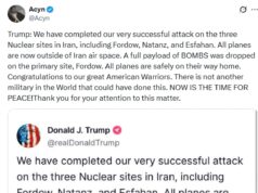 Virginia Democrats React Negatively, Virginia Republicans React Positively, to Trump Ordering an Attack on Iran’s Nuclear Facilities