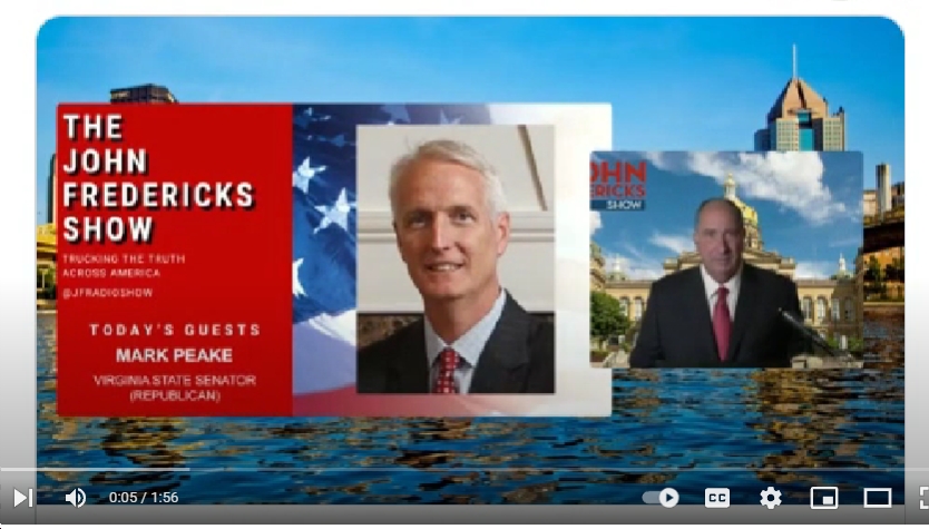 Video: After Being Told by MAGA Host John Fredericks That Winsome Earle-Sears’ Campaign Is a “Clown Car,” VA GOP Chair Mark Peake Responds, “Oh, it’s not a clown car – and I think we are fixing it as we speak!”