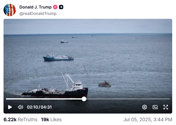 Now THIS Seems Fishy; Anti-Environment Donald Trump Shares a Video Ar...