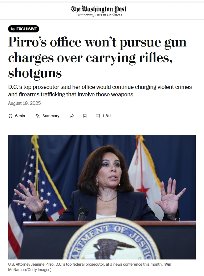 Rep. Don Beyer (D-VA08) Blasts Trump’s Refusal To Enforce D.C. Gun Laws