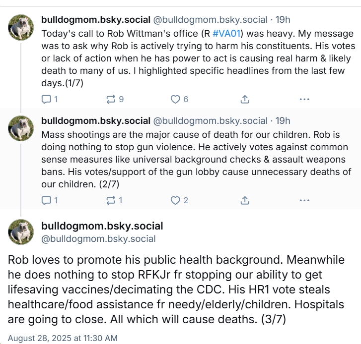 Superb Thread Explains How “We are less safe in every way because of [Rep. Rob Wittman (R-VA01)” – Guns, FEMA, Health, Economic/Financial Harm, etc, etc.