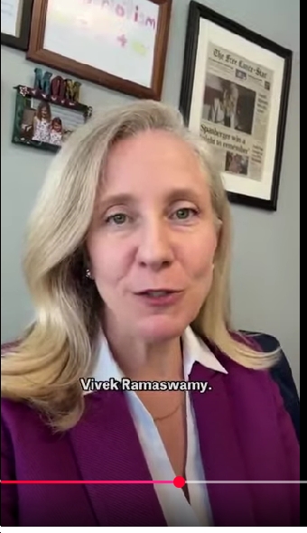 Video: Spanberger Calls on Winsome Earle-Sears to Cancel Rally With Vivek Ramaswamy, “One of the Original ‘DOGE’ Leaders”