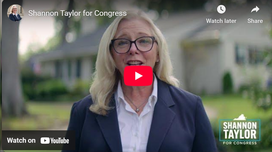 Video: Henrico County’s “Top Prosecutor” Shannon Taylor Announces Run for Democratic Nomination to Face the Abysmal Rep. Rob Wittman (R-VA01) Next Year