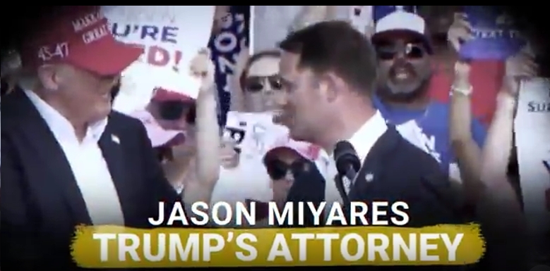 Video: New Ad by Jay Jones Campaign Says (Accurately) That “Jason Miyares Is Trump’s Attorney, Not Ours”