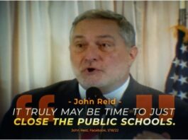 NEW TV AD: John Reid Plans to Close Public Schools, Funnel Taxpayer Dollars Into Wealthy Private Schools