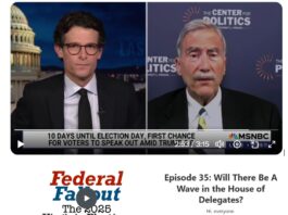 Video/Audio: With 10 Days to Go Until Election Day, UVA Prof. Larry Sabato Analyzes Governor’s Race; Sam Shirazi Examines in Detail the Most Competitive House of Delegates Contests