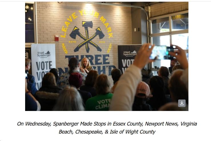 Photos: Spanberger’s “Virginia Votes Bus Tour” Stops in Essex County, Newport News, Virginia Beach, Chesapeake and Isle of Wight