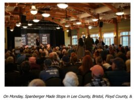 Photos: Spanberger’s “Virginia Votes Bus Tour” Heads to the Westernmost Tip of Commonwealth & Tours Southwest Virginia