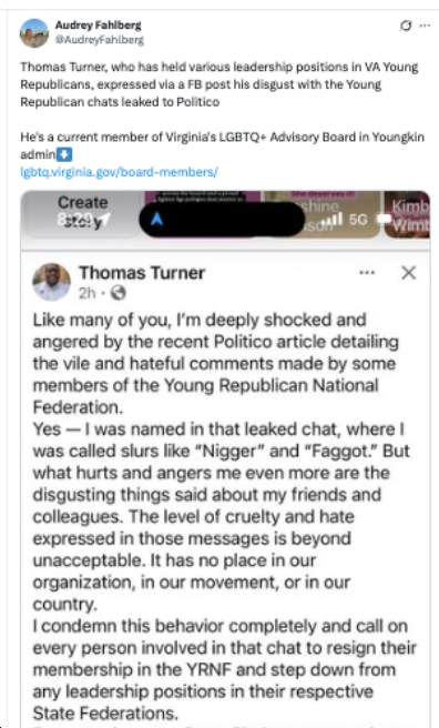 DPVA: “Sears Must Call on All Young Republicans Implicated in Racist Text Scandal to Step Down from Their Positions”