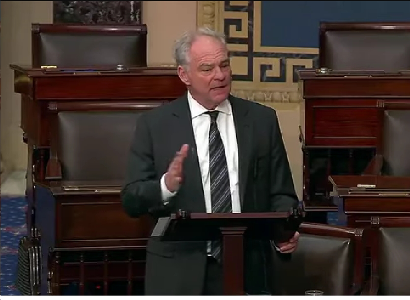 Video: After Trump Defends Saudi Crown Prince, Sen. Tim Kaine Introduces Resolution “to honor the life and the absolutely gruesome death of the journalist…and Virginia resident, Jamal Khashoggi”
