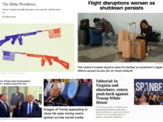 Sunday News: “The Mafia Presidency”; “Flight disruptions worsen as shutdown persists”; “Trump wants Commanders’ new D.C. stadium named for him”; Trump Appears to Snooze During Oval Office Event; “In Virginia and elsewhere, voters push back against Trump White House”