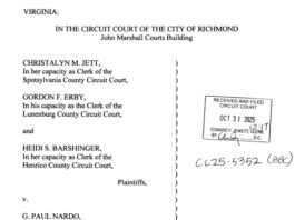 VA Senate Majority Leader Scott Surovell Releases Statement on Richmond Judge Blocking 2nd GOP Attempt to Protect President Trump’s Map-Rigging Plan