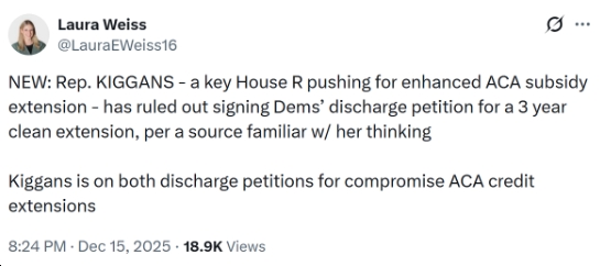 KIGGANS FOLDS AGAIN: Jen Kiggans RULES OUT Bucking Her Party to Prevent Skyrocketing Health Care Costs