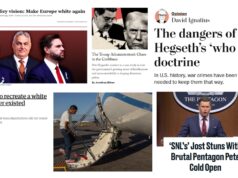 Sunday News: “Trump’s foreign policy vision: Make Europe white again”; “The Trump Administration’s Chaos in the Caribbean”;”SNL”‘s “Brutal Pentagon Pete Cold Open”; “Trump wants to recreate a white America that never existed”