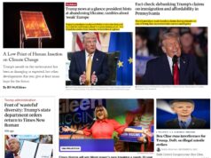 Wednesday News: “A Low Point of Human Inaction on Climate Change”; “Trump’s new cold war with Europe”; Trump Unhinged Tirade, “rails on affordability ‘hoax’ and immigrants in rally-style speech”; Rubio Wages War on “Woke” Calibri Font; Dems Win in Miami, Georgia