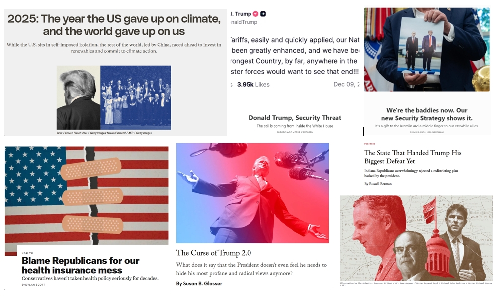 Friday News: “The year the US gave up on climate, and the world gave up on us”; “Donald Trump, Security Threat”; “We’re the baddies now”; “Blame Republicans for our health insurance mess”; “The Curse of Trump 2.0”; Indiana Rs Tell Trump to Shove It