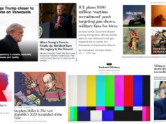 New Year’s Eve News: CIA Strike in Venezuela; “ICE plans $100 million ‘wartime recruitment’ push”; “When Trump’s Term Is Finally Up, We Must Burn His Legacy to the Ground”; “Why corporate media won’t come to save us”; “Trump’s Golden Age of Awful”