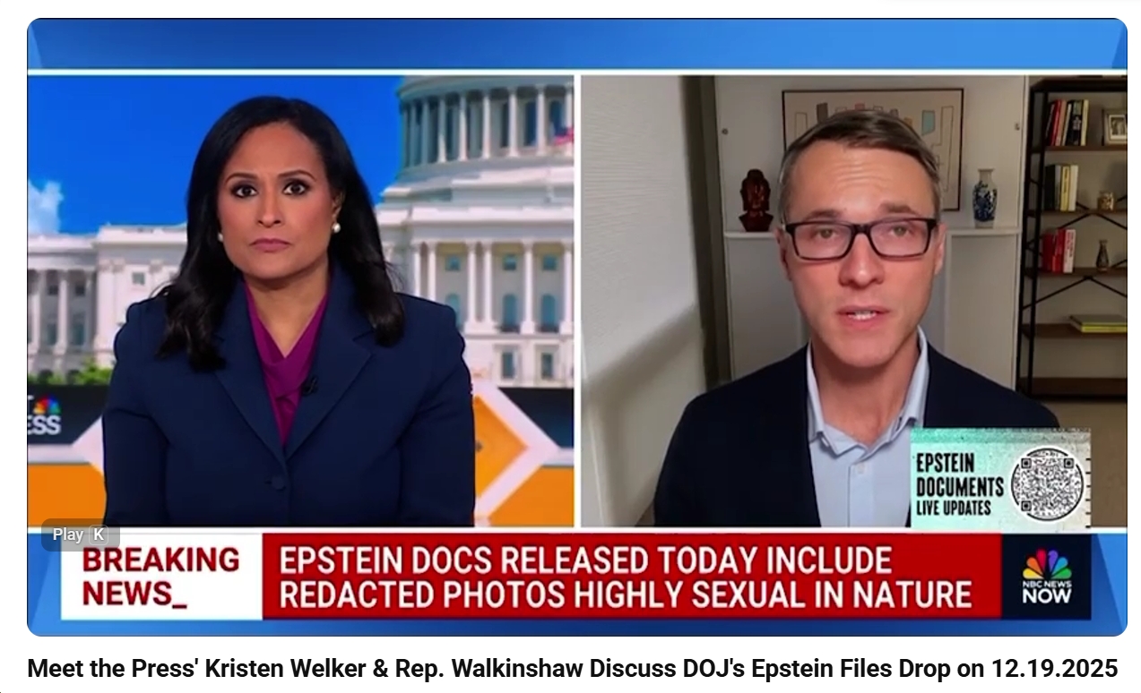 Video: Rep. James Walkinshaw (D-VA11) Says “It’s enormously frustrating,” as “the law is clear…the full files were supposed to be released [yesterday] and the Trump administration is not in compliance with that law”