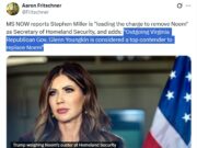 A Few Thoughts on Reports That Glenn Youngkin Could Replace Kristi Noem as Trump’s Secretary of Homeland Security