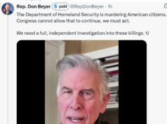 Video: Rep. Don Beyer (D-VA08) Calls For Kristi Noem’s Impeachment Following Murders Of Alex Pretti And Renee Good