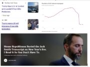 Friday News: “Trump Says U.S. Is ‘Locked and Loaded’ if Iran Kills Protesters”; House GOP “Buried the Jack Smith Transcript on New Year’s Eve”; Trump Wants “Nice, Thin Blood”; “MAGA Voters F-Ed Around. In 2026, They’re Finding Out.”; “Trump’s acolytes are plundering the Kennedy Center”