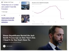 Friday News: “Trump Says U.S. Is ‘Locked and Loaded’ if Iran Kills Protesters”; House GOP “Buried the Jack Smith Transcript on New Year’s Eve”; Trump Wants “Nice, Thin Blood”; “MAGA Voters F-Ed Around. In 2026, They’re Finding Out.”; “Trump’s acolytes are plundering the Kennedy Center”