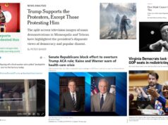 Wednesday News: “New Climate Reports Show ‘Unprecedented Run of Global Heat’”; “Trump Supports the Protesters, Except Those Protesting Him”; “Trump makes obscene gesture, mouths expletive at Detroit factory heckler”; “Virginia Democrats look to decimate GOP seats in redistricting effort”