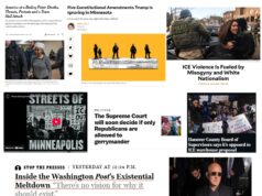 Thursday News: “America at a Boiling Point”; Springsteen Releases Powerful “Streets of Minneapolis”; Hanover County Opposes ICE Warehouse; The WaPo’s “Existential Meltdown”