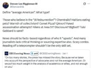 Fmr. Rep. Denver Riggleman (R-VA05) on the Idiocy of CBS “News”: “Define ‘Average American’. What type? Those who believe in…Haitians eating pets?…QAnon?”