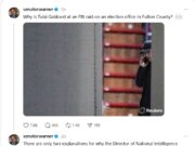 Sen. Mark Warner: “Why is Tulsi Gabbard at an FBI raid on an election office in Fulton County?”