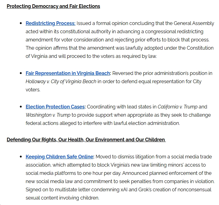 30 Days of Action: Attorney General Jay Jones Delivering for Virginians, Defending the Commonwealth