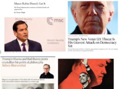 Monday News: Trump and Rubio Continue to “lambast friends and empower foes”; “Trump’s New Voter I.D. Threat Is His Gravest Attack on Democracy Yet”; “Presidents’ Days: From Obama to Trump”; “Maga is a recapitulation of the dark side of American history”