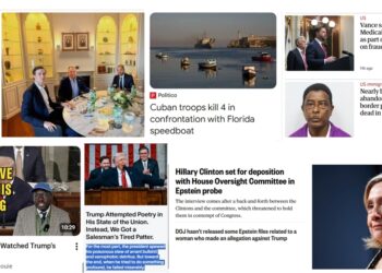 Thursday News: “Iran, U.S. resume nuclear negotiations as Trump’s war clock ticks down”; “Cuba Says Those Killed in US Boat Encounter Planned Uprising”; “Nearly blind refugee abandoned by US border patrol found dead in Buffalo”; Trump’s “poisonous stew of arrant bullshit and xenophobic detritus”