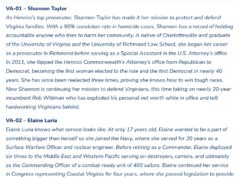 Elaine Luria, Shannon Taylor Added to DCCC’s Coveted ‘Red to Blue’ Program (in VA02 and VA01, Respectively)
