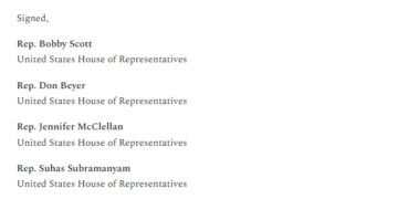 All Six Democrats in Virginia’s U.S. House Delegation: “Trump is trying to tilt the House before voters ever cast a ballot. Virginia must respond.”