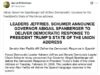 Leaders Jeffries, Schumer Announce Gov. Abigail Spanberger Will Deliver the Democratic Response to Trump’s State of the Union Address on 2/24