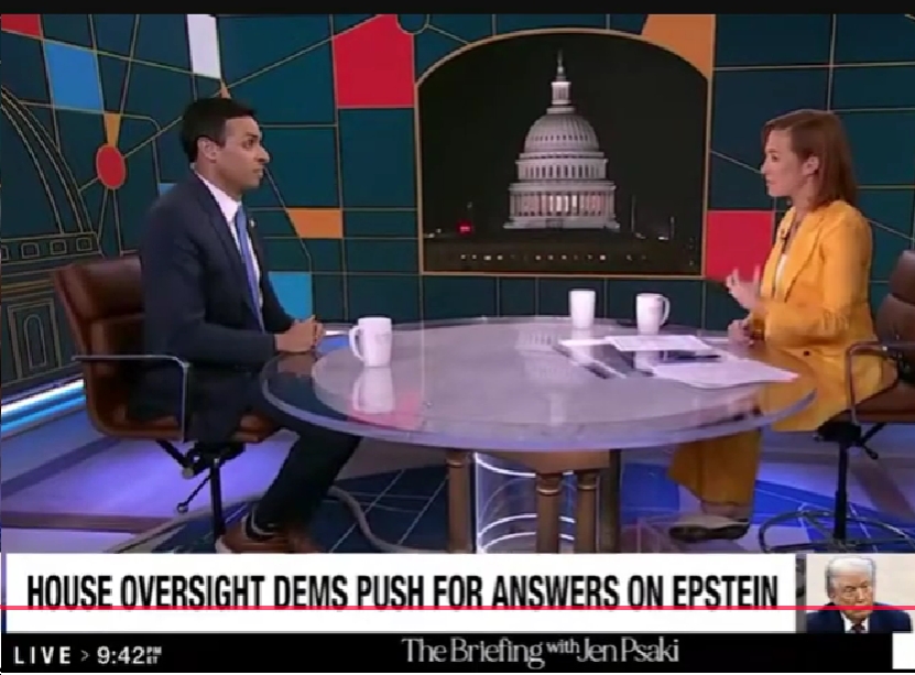 Video: On the Epstein Files, Peter Mandelson, etc., Rep. Suhas Subramanyam (D-VA10)  Says “you’re seeing accountability everywhere else but the Trump administration – and it’s infuriating!”