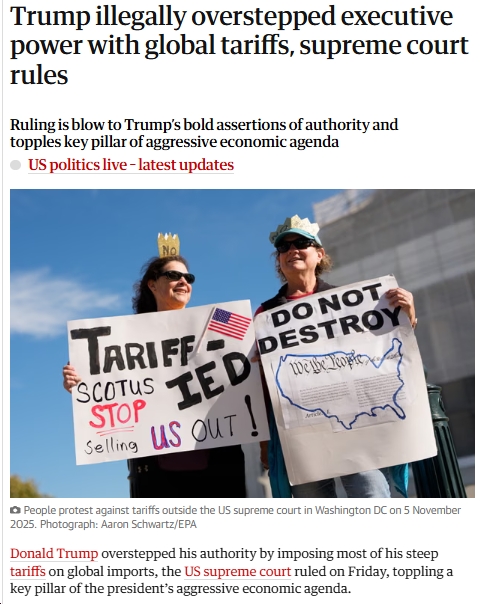 Rep. Don Beyer (D-VA08): “Even Trump’s Supreme Court allies, who have bent over backwards to give him unprecedented powers over and over again, had to admit that his tariffs are unconstitutional and illegal.” 