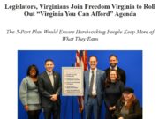 Video: Legislators, Virginians Join Freedom Virginia to Roll Out “Virginia You Can Afford” Agenda
