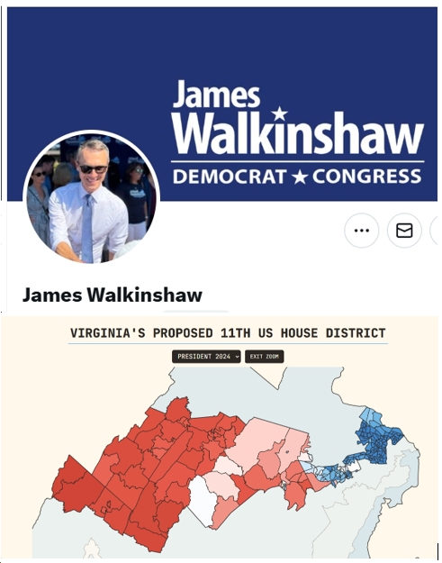 Rep. James Walkinshaw Launches Re-Election Campaign for Virginia’s (New) 11th Congressional District